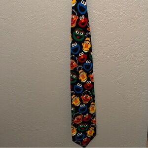 Sesame Street Colorful Character Tie